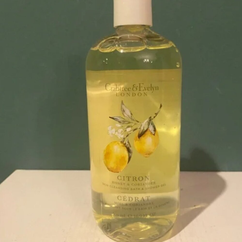 Crabtree & Evelyn Citron (Lemon) Honey & Coriander Body Shower Wash